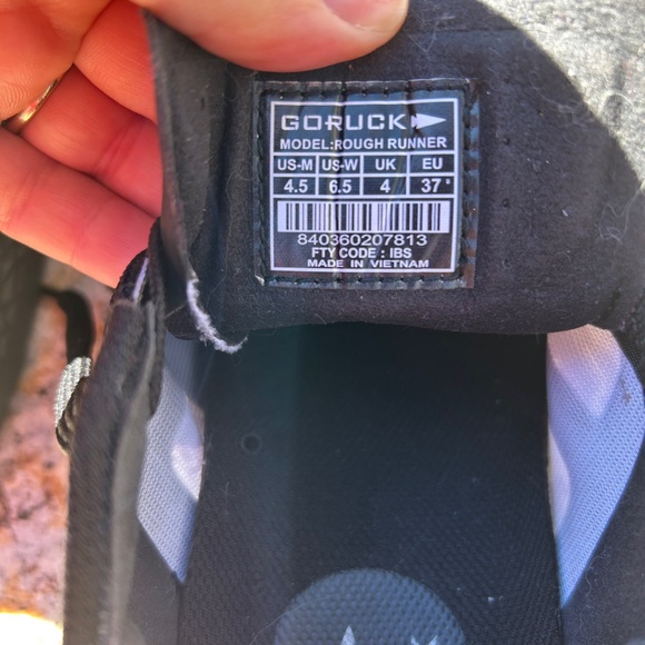GORUCK Women's Black and Red Athletic Shoes - Picture 2 of 5